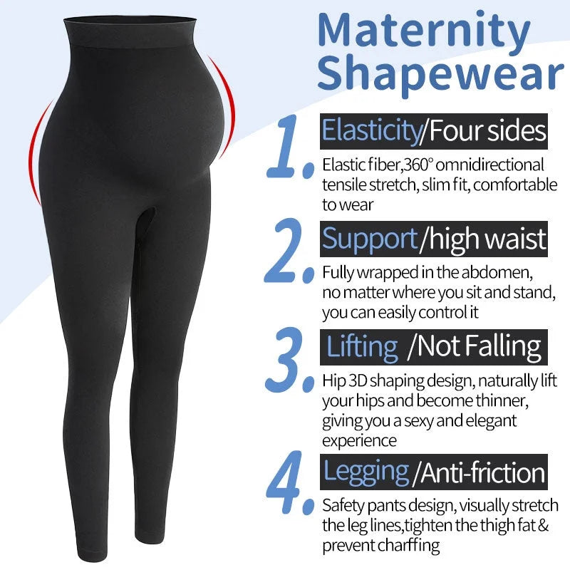 Maternity Leggings Women High Waist Pants Skinny