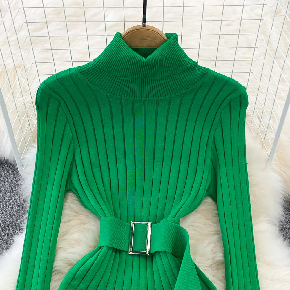 Dresses Women Autumn Winter Long Sleeve